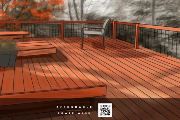 Image of deck cleaning or restoration in Beacon Falls CT